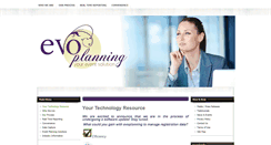 Desktop Screenshot of evoplanning.com